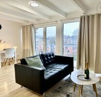 Südbalkon: Wohnen auf Zeit Apartment in Centrum-Süd in Leipzig