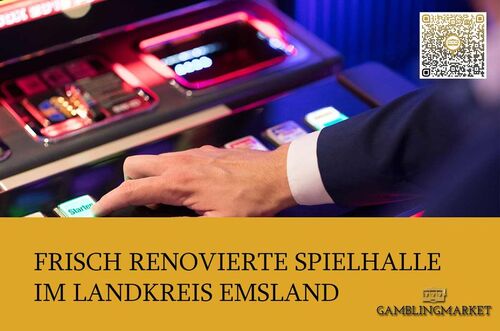 Foto - Frisch renovierte Spielhalle im Landkreis Emsland 8GSG + 2Gastro