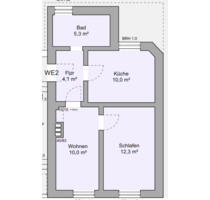 Wohnung zum Mieten in Ilvesheim 738,00 € 41 m²