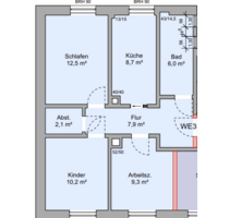 Wohnung zum Mieten in Ilvesheim 918,00 € 54 m²