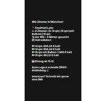 WG-Zimmer in München 661,00 € 10 m²