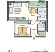 Wohnung zum Mieten in Essen 429,00 € 54.53 m²