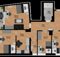 WG-Zimmer in München 840,00 € 8 m²