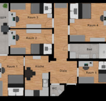 WG-Zimmer in München 840,00 € 11 m²