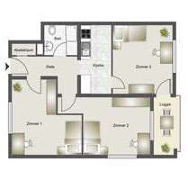 Wohnen auf Zeit in München 860,00 €