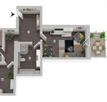 2- Zimmer EG Wohnung in Mariental mit Balkon