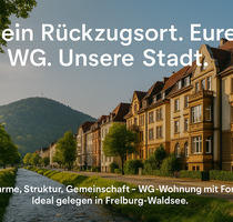 Dein Rückzugsort. Eure WG. Unsere Stadt. Die WG - 4-Zimmer mit Struktur & Stil - die Dreisam spürbar, Freiburg direkt vor der Tür. - Freiburg im Breisgau Oberau