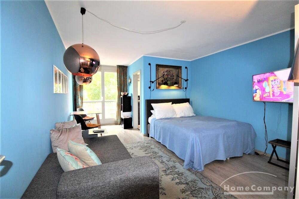 Möbliert Furnished 1-Zimmer Apartment mit Balkon in Dresden - Äussere Neustadt
