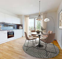 VALENTINA-Schönhof-Viertel | *Neubau Erstbezug* 2-Zimmerwohnung - effizienter Schnitt mit EBK und Balkon - Frankfurt am Main Bockenheim