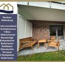 *Baujahr 2019* 3-Zimmer Erdgeschosswohnung mit Terrasse + 2 PKW-Stellplätzen bezugsfrei - Oldenburg / Nadorst Flötenteich