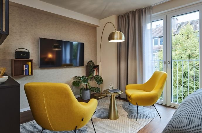 HAVENS LIVING: Kategorie Standard, 1,5 Zimmer vollmöbliertes Apartment Design TECH - Hamburg Altona-Nord
