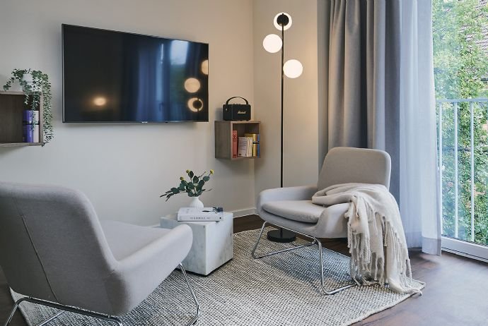 HAVENS LIVING: Kategorie Standard, 1,5 Zimmer vollmöbliertes Apartment, Design ZEN - Hamburg Altona-Nord