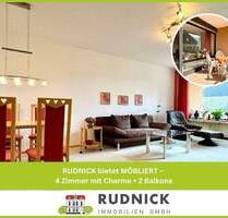RUDNICK bietet teilweise MÖBLIERT - 4 Zimmer mit Charme + 2 Balkone - Wunstorf