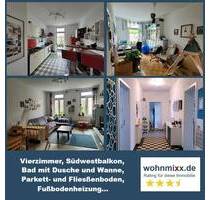 Vierzimmer mit Fußbodenheizung, Bad mit Wanne und Dusche, Balkon... - Chemnitz Bernsdorf