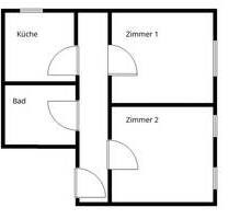 2 Zimmer Wohnung in Kassel zu vermieten