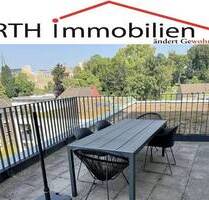 Panoramafenster, Fernblick, Sonnenterrasse - moderne 2 Zimmer Wohnung mit EBK - Mönchengladbach Stadtmitte