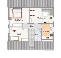 3 Zimmer 71qm Seibersbach, 1 OG ruhige Lage.