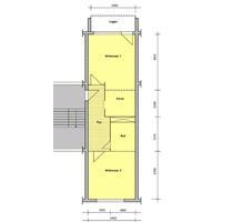 2 Zimmer Wohnung ab 01.07.2025 - 460,00 EUR Kaltmiete, ca.  43,70 m² in Erfurt (PLZ: 99091) Gispersleben