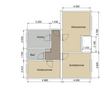 3 Zimmer Wohnung mit Balkon in der Nordstadt in der Nähe der City - Wolfsburg Alt-Wolfsburg