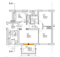 3 Zimmer Wohnung in Freiburg Stühlinger nahe der Uni ideal als WG - Freiburg im Breisgau Brühl