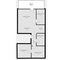 Kernsanierte 3 ½ Zimmer Wohnung im Obergeschoss - Güntersleben