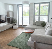Modern möblierte helle 3-Zimmer Wohnung - München Moosach