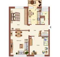 Gut aufgeteilte 3 Zimmer Wohnung mit Balkon wird komplett saniert zum 01.05.2020 !! - Mönchengladbach Süd