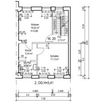 2-Zimmer Wohnung ab 01.01.2026 - 550,00&nbsp;EUR Kaltmiete, ca.&nbsp; 45,56&nbsp;m&sup2; in Krefeld (PLZ: 47799) Cracau
