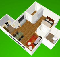 Stilvolle 1,5 Zimmer Wohnung zentral in Ludwigshafen - Ludwigshafen am Rhein