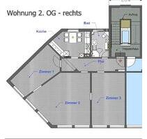 Helle 3-Zimmer Wohnung in 2. Obergeschoss mit Aufzug - Aschaffenburg Österreicher Kolonie