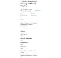 3 Zimmer Wohnung in Hof mit EK (Danzigstr 9)