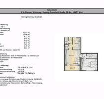 2,5 Zimmer Wohnung - 65qm - 700€ Warmmiete im Zentrum von Werl