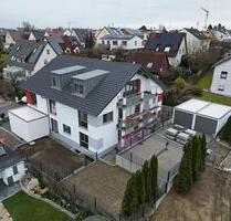 Neubau ! Helle 3,5 - Zimmer Dachgeschoßwohnung, große Terrasse mit Panoramablick, KfW55 - Gersthofen