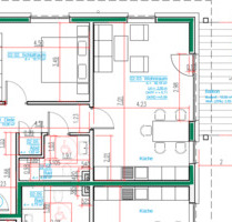 Schöne, helle Neubauwohnung 2-ZKB mit Balkon in Espenau