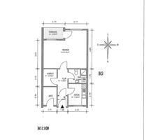 Gemütliche Erdgeschoss 1-Zimmer Wohnung in 37619 Hehlen - Bodenwerder