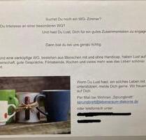 WG Zimmer in inklusiver WG - 350,00 EUR Kaltmiete, in Lüneburg (PLZ: 21339) Goseburg-Zeltberg