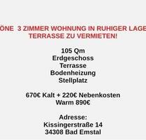 3 Zimmer Wohnung - 890,00 EUR Kaltmiete, in Bad Emstal (PLZ: 34308)