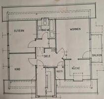 3 Zimmer DG Wohnung m. Balkon, max. 2 Pers., in 77839 Lichtenau