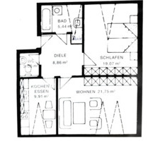 2 Zimmer Wohnung in Hengersberg