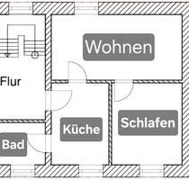 2 Zimmer Küche Bad in Lautersheim - Offstein