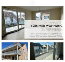 4-Zimmer Wohnung im Neubau mit EBK u. Balkon - Esslingen am Neckar Pliensauvorstadt