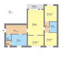 4 Zimmer Erdgeschosswohnung Lage Lippe