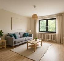 Kernsanierte Wohnung, 60m² ,3 Zimmer mit Balkon und Garten - Velbert
