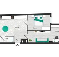 2-Zimmer Wohnung zur Miete - 520,00 EUR Kaltmiete, in Beckum (PLZ: 59269)