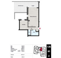 Barrierefreier Neubau: Geräumige 2-Zimmer-Wohnung mit toller Einbauküche, bodengleiche Dusche und großer Terrasse - Bremen Gröpelingen
