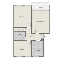 3 Zimmer Wohnung mit 79qm in Flittard - Leverkusen Opladen