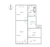Schöne 2-Zimmer 67m² mit Süd-Balkon mit TG Stellplatz - Steinbach (Taunus)