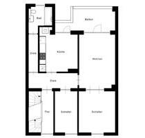 Schön geschnittene 3-Zimmer Altbauwohnung - Düsseldorf Stadtbezirk 9