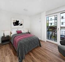 Erstbezug - Möbliertes 1 Zimmer-Apartment mit Einbauküche und Abstellraum - Typ J - Innenhof - Stuttgart Stuttgart-Nord