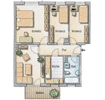 4 Zimmer Wohnung in Bornholte - 1.150,00 EUR Kaltmiete, ca.  100,00 m² in Verl (PLZ: 33415)